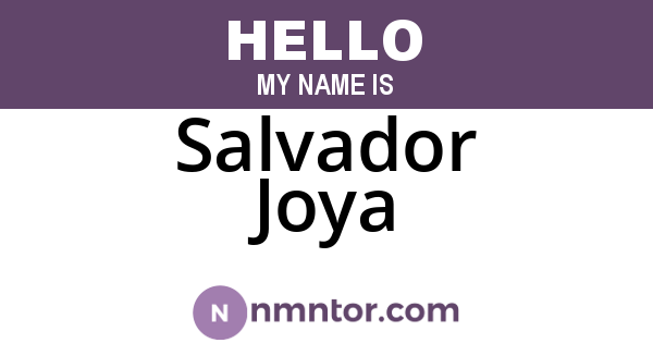 Salvador Joya