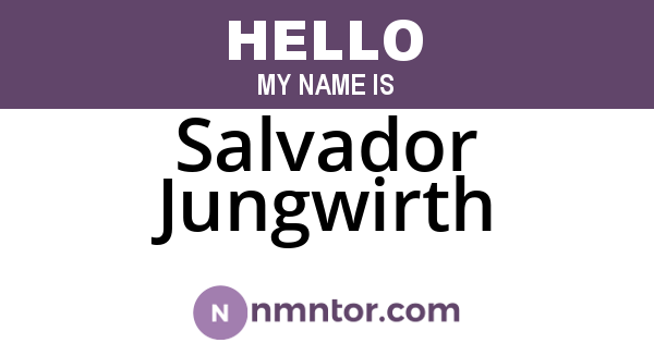 Salvador Jungwirth