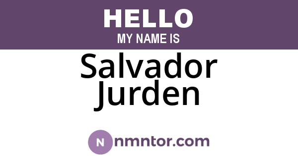 Salvador Jurden