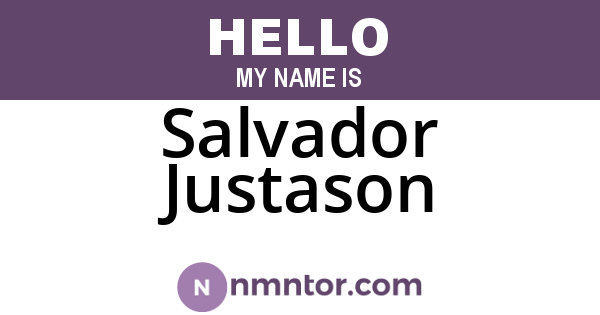 Salvador Justason