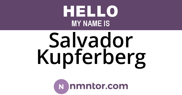 Salvador Kupferberg