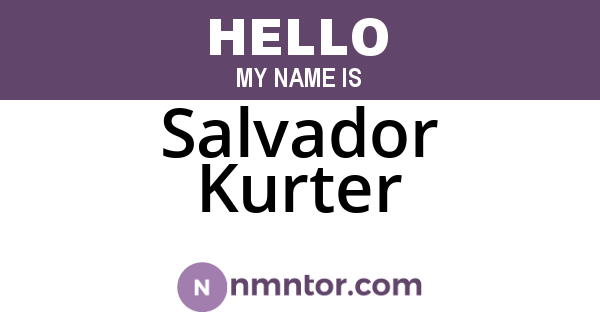Salvador Kurter