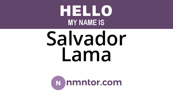 Salvador Lama