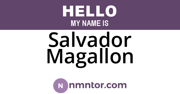 Salvador Magallon