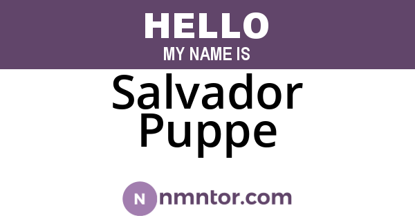 Salvador Puppe