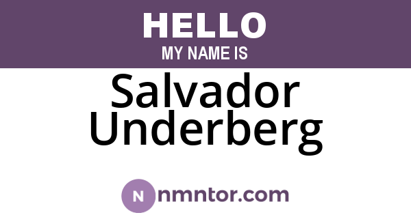 Salvador Underberg