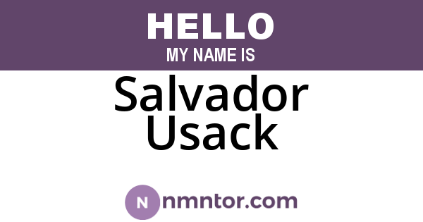 Salvador Usack