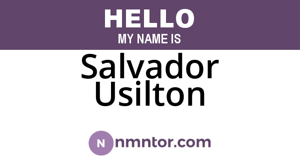Salvador Usilton