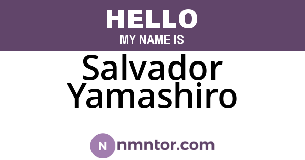 Salvador Yamashiro