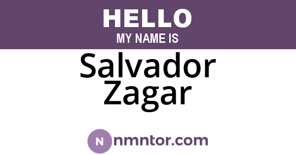 Salvador Zagar