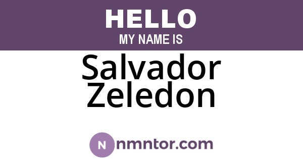 Salvador Zeledon