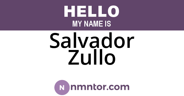 Salvador Zullo