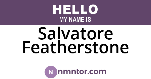 Salvatore Featherstone