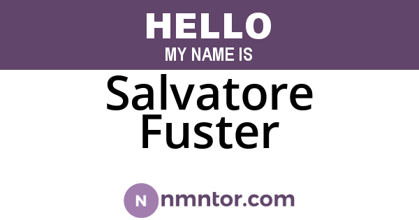 Salvatore Fuster