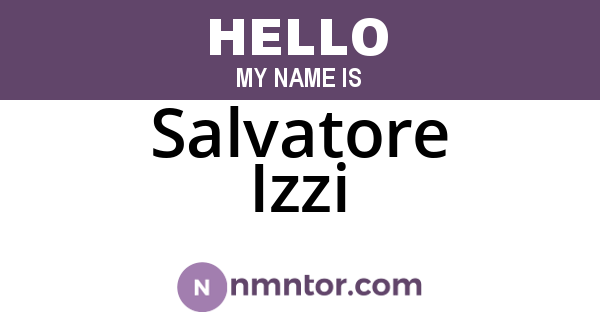 Salvatore Izzi