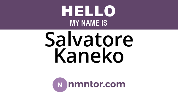 Salvatore Kaneko