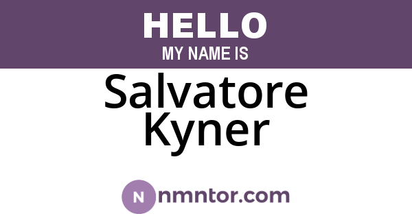 Salvatore Kyner