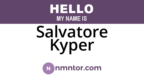 Salvatore Kyper