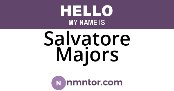 Salvatore Majors