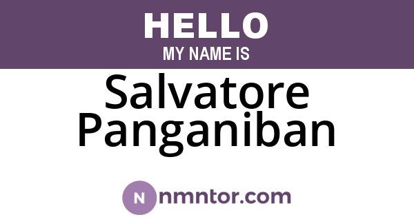 Salvatore Panganiban