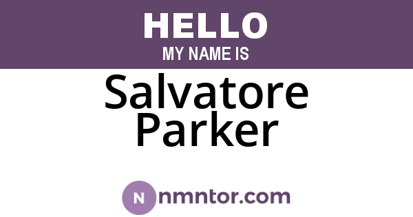 Salvatore Parker
