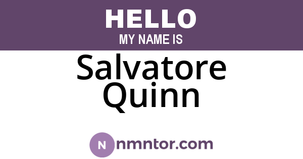 Salvatore Quinn