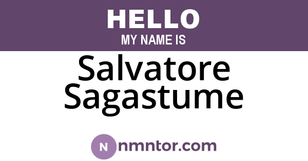 Salvatore Sagastume