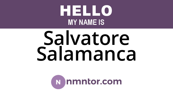 Salvatore Salamanca
