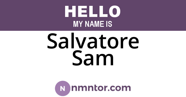 Salvatore Sam