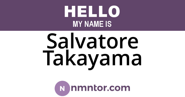 Salvatore Takayama