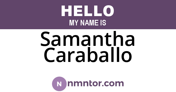 Samantha Caraballo