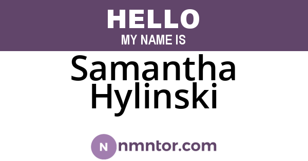 Samantha Hylinski