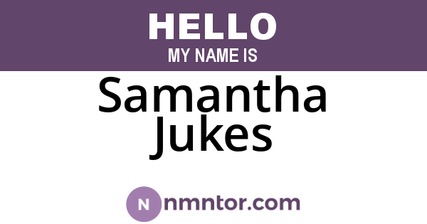 Samantha Jukes