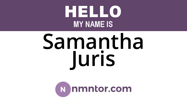 Samantha Juris