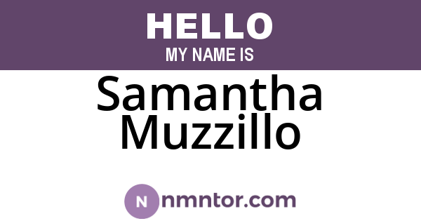 Samantha Muzzillo