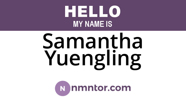 Samantha Yuengling