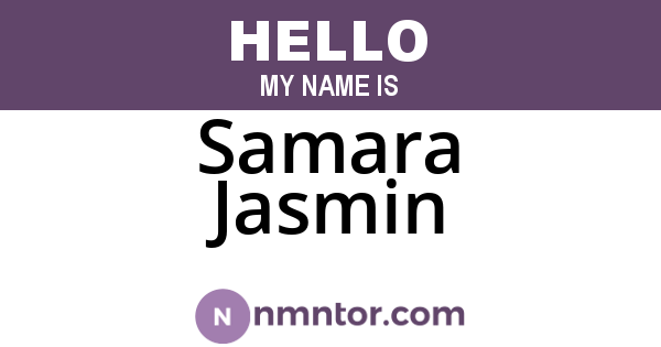 Samara Jasmin