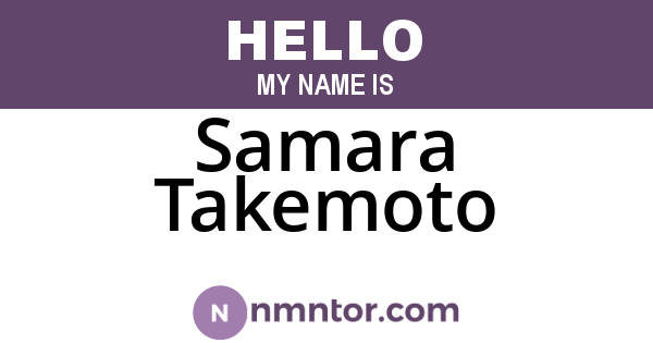 Samara Takemoto
