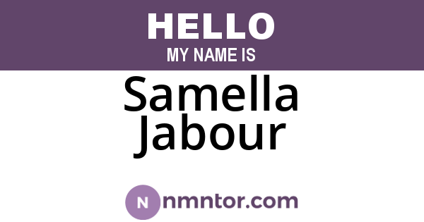 Samella Jabour