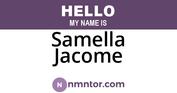 Samella Jacome