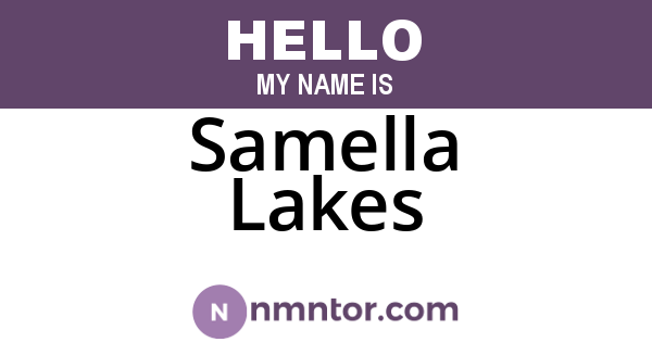Samella Lakes