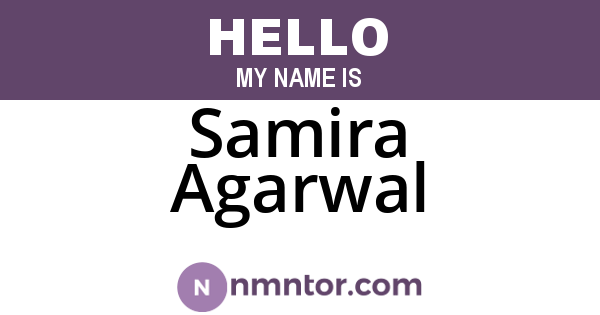 Samira Agarwal