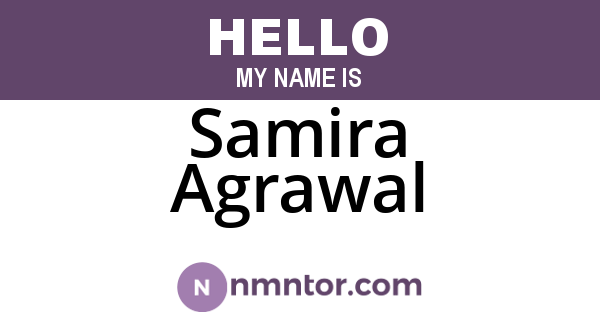 Samira Agrawal