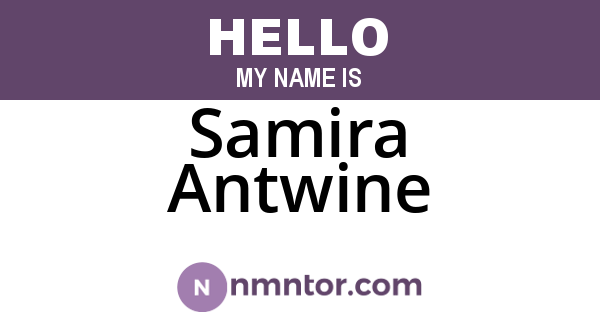 Samira Antwine