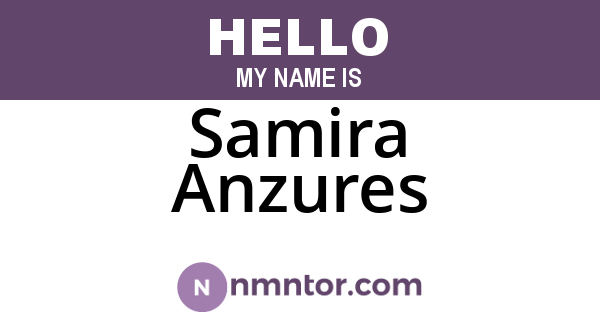 Samira Anzures