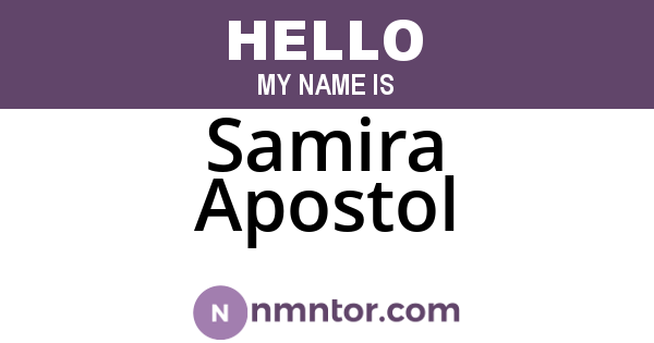 Samira Apostol