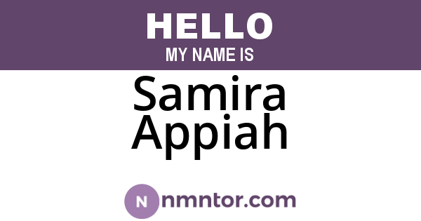 Samira Appiah