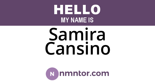 Samira Cansino