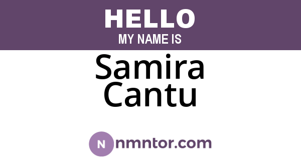 Samira Cantu