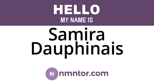 Samira Dauphinais